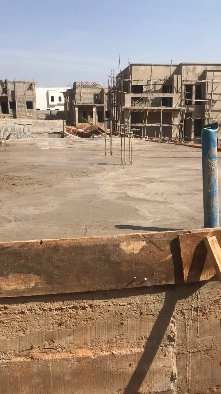 Construction progress from the five-bedroom duplex project in Abuja