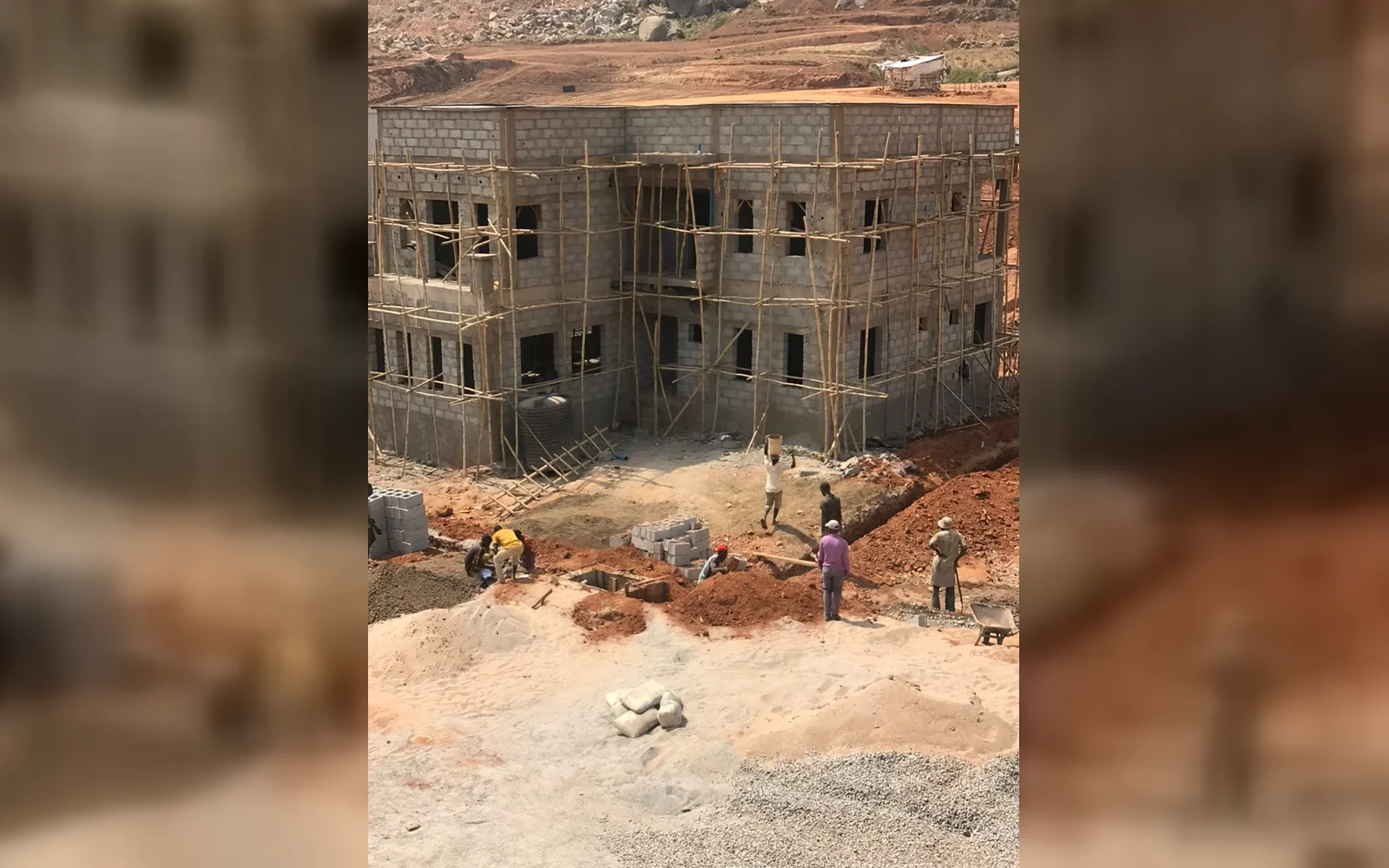 Current construction stage of the modern five-bedroom duplex at City Gate Estate, Katampe, Abuja