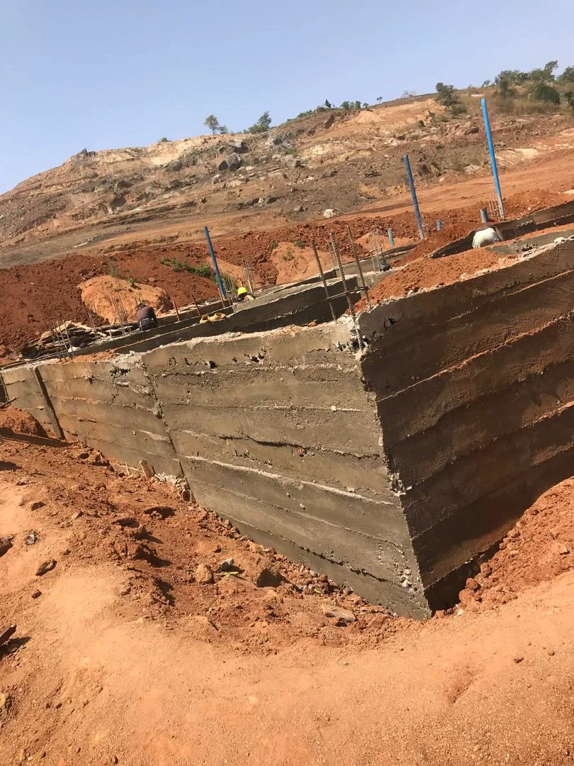 Formed foundation at the City Gate Estate duplex