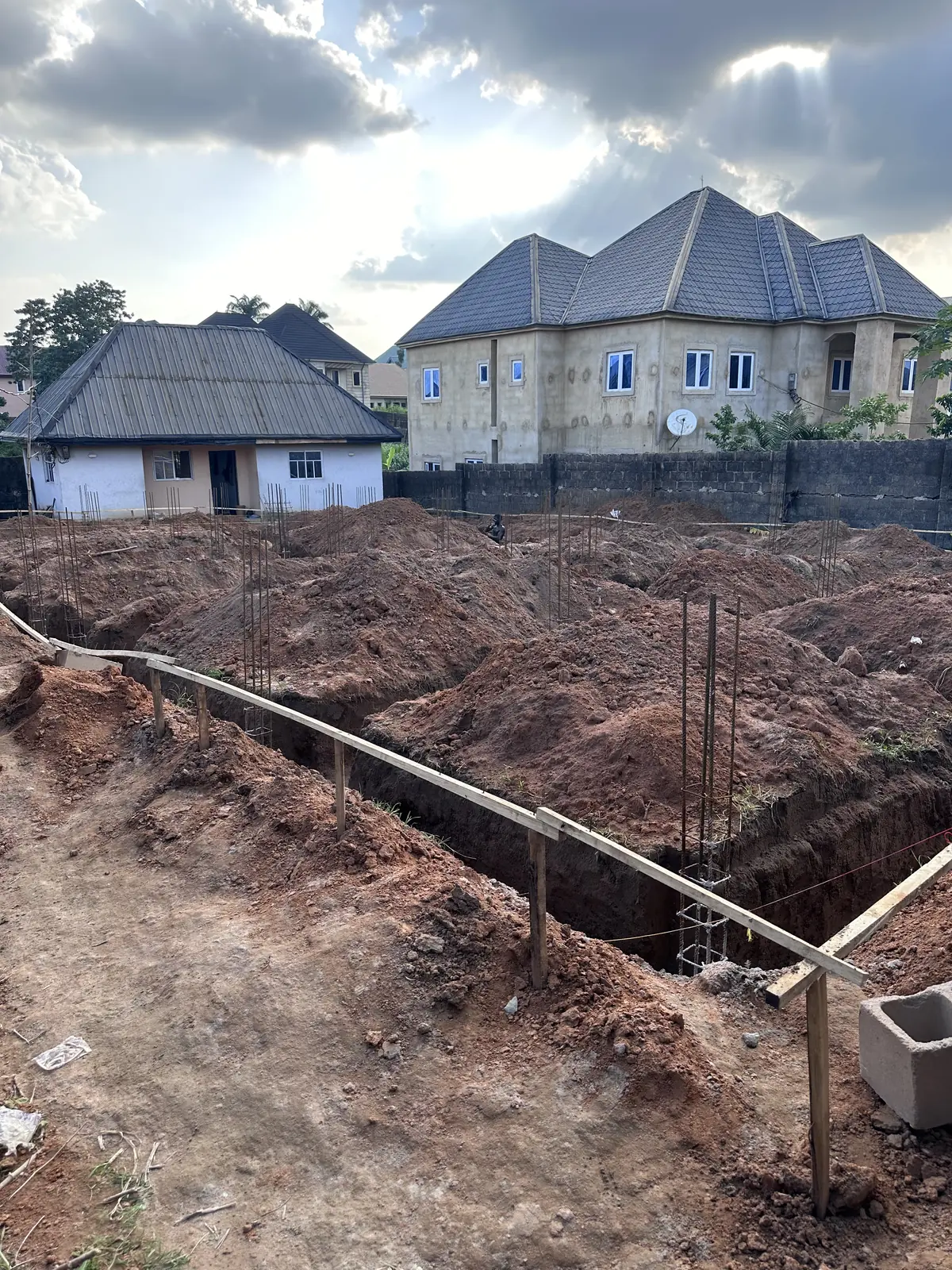 Foundation stage on a Yugoz project