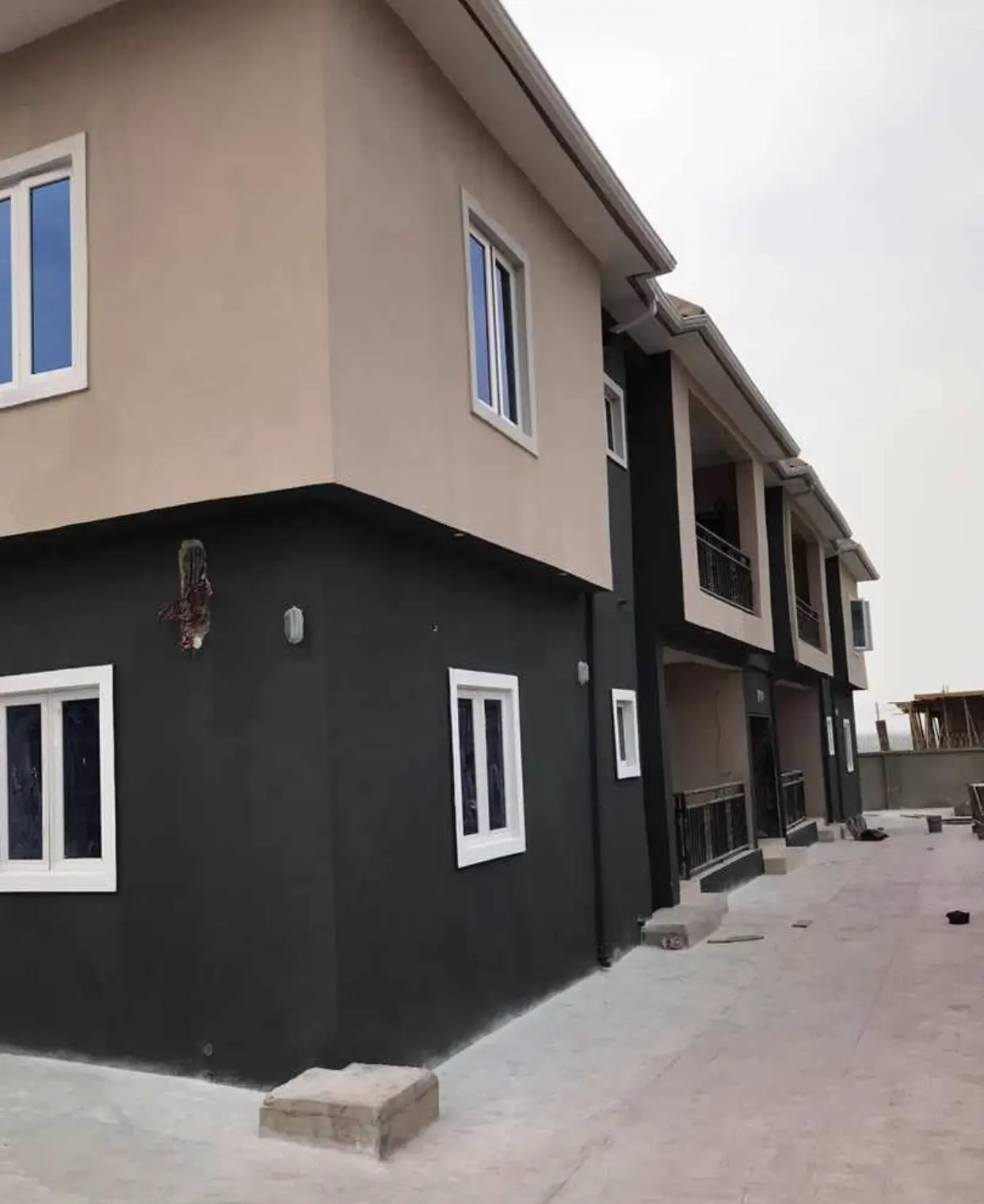 Completed four units of two-bedroom flats at Thinkers Corner, Enugu