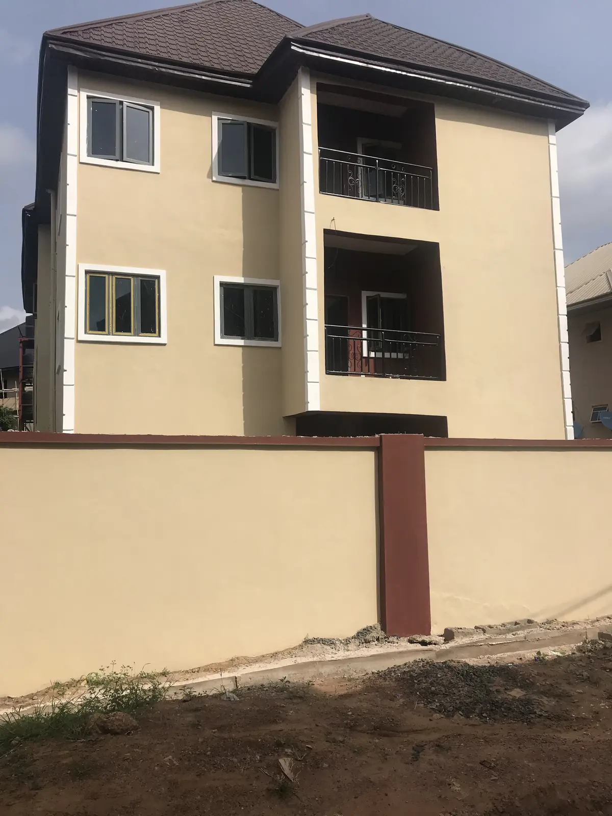 Eight completed two-bedroom flats in Trans-Ekulu, view two