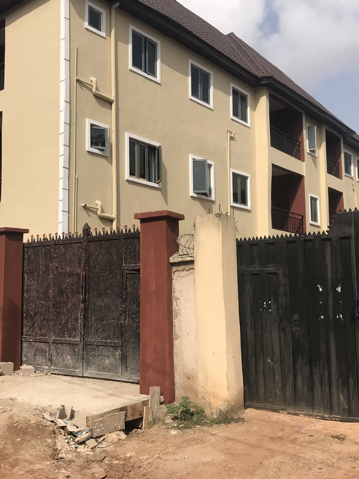 Eight completed two-bedroom flats in Trans-Ekulu, view three